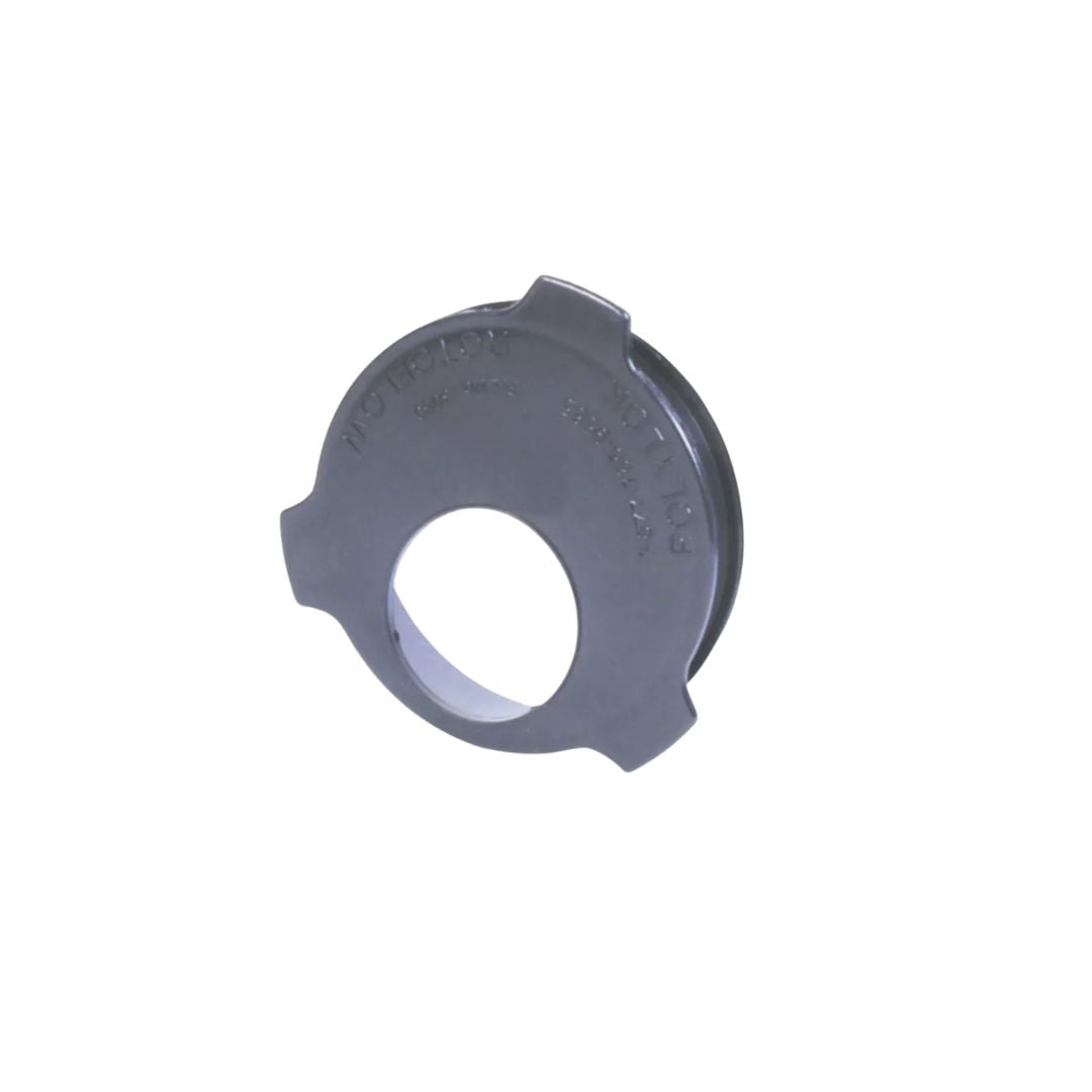 Gray plastic component on a white background - Roto Flow