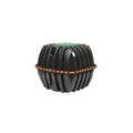 A black ribbed plastic cylindrical container or filter unit with orange bands and a green top cap, shown on a plain white background. Infiltrator IM-540